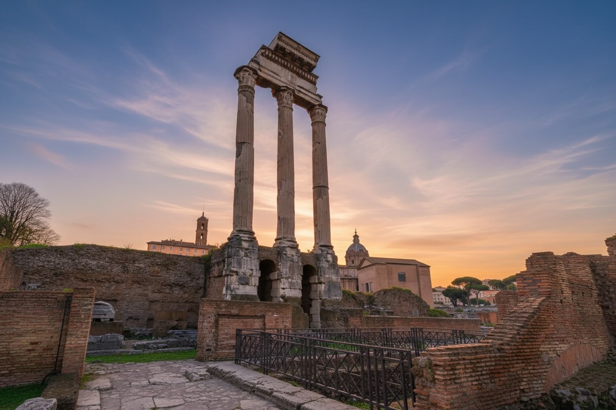 Coliseo Romano visto desde la calle